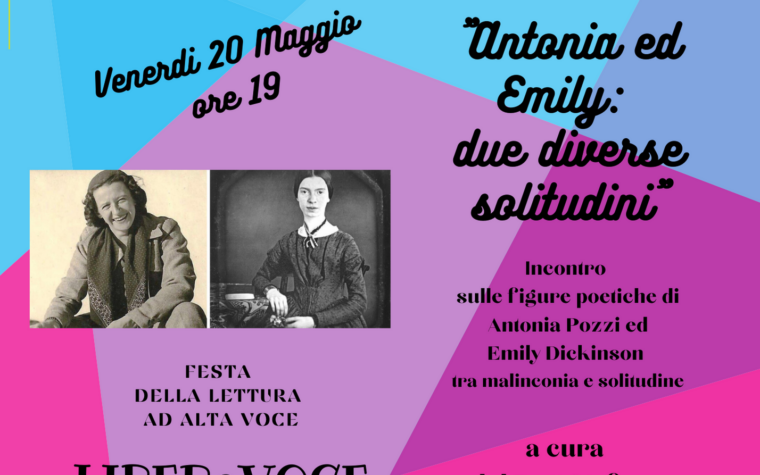 “Antonia ed Emily, due diverse solitudini”: grande affluenza di pubblico al Complesso di San paolo per LIBERaVOCE!!! “Antonia ed Emily, due diverse solitudini”: grande affluenza di pubblico al Complesso di San paolo per LIBERaVOCE!!!