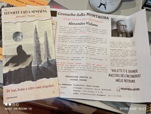 "CRONACHE DALLA MONTAGNA: di lupi, foche e altre cose singolari"